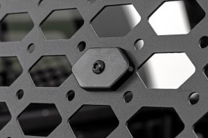 Molle Panel Mounting Kit - Rough Country - Aluminum, Pair - Black